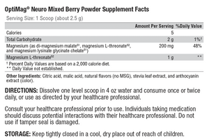 OptiMag® Neuro Mixed Berry 30 Servings