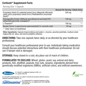 Cortisolv® 60 Capsules